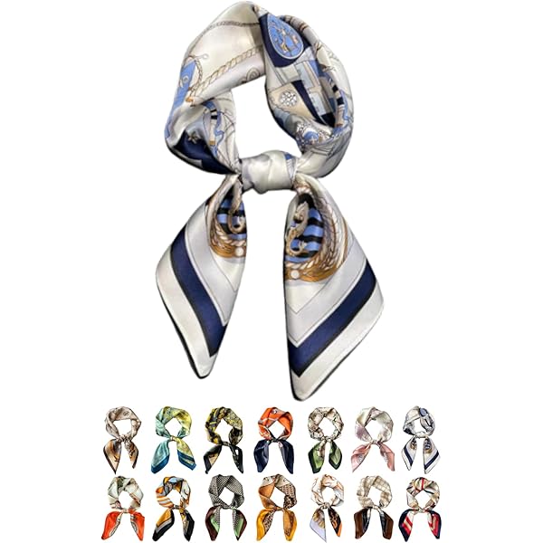 Amazon | [Celetree] スカーフ 70×70cm レディース シルク風